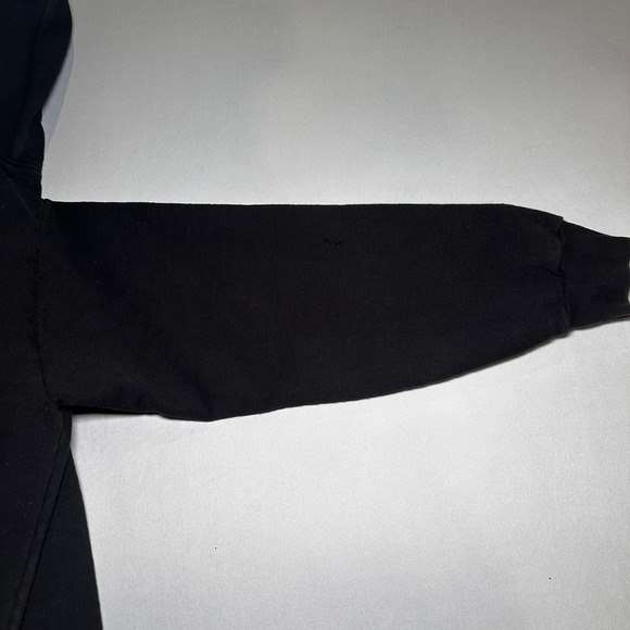 Section 8 Eight Hoodie XL Black Angel 8 Ball Shimmer Sweatshirt Heavy Weight USA - Picture 6 of 15